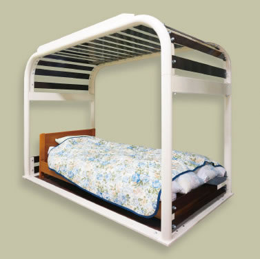 Disaster-prevention bed frame